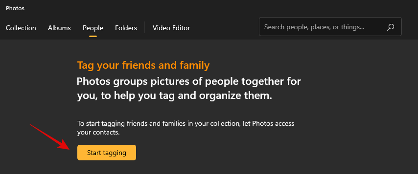 如何在 Windows 11 照片應用程序上對朋友和家人的照片進行分組