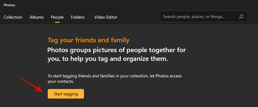 Come raggruppare le foto di amici e familiari sull'app Foto di Windows 11