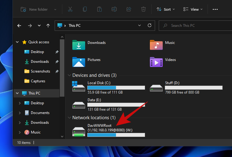 Come mappare un'unità in Windows 11