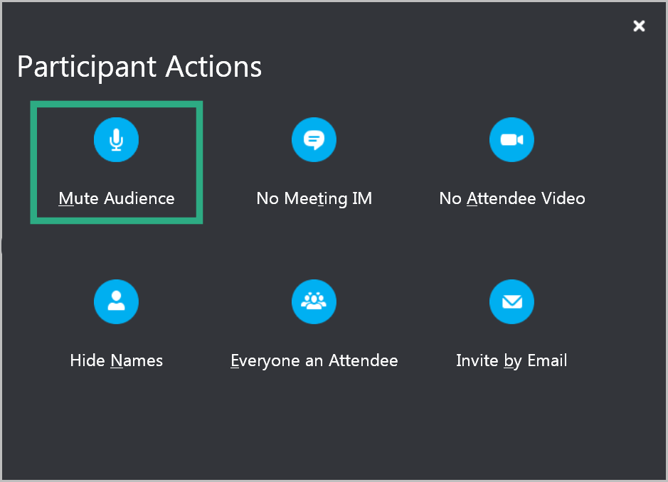 Microsoft Teams、Zoom、Google Meet、Skype、WebExの全員をミュートする方法