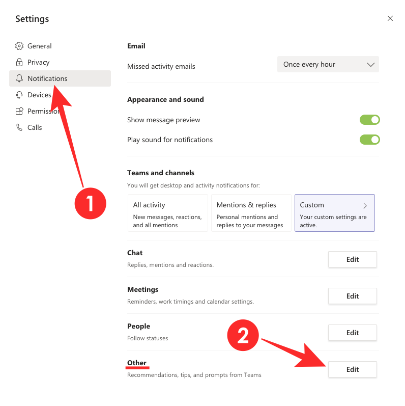 如何禁用 Microsoft Teams 上的通知 [AIO]