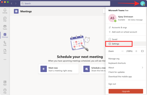 Come testare la fotocamera in Microsoft Teams