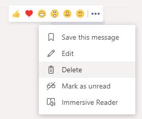 Pourquoi ne puis-je pas modifier ou supprimer un message sur Microsoft Teams