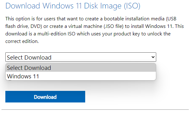 Come scaricare e installare l'ISO ufficiale di Windows 11