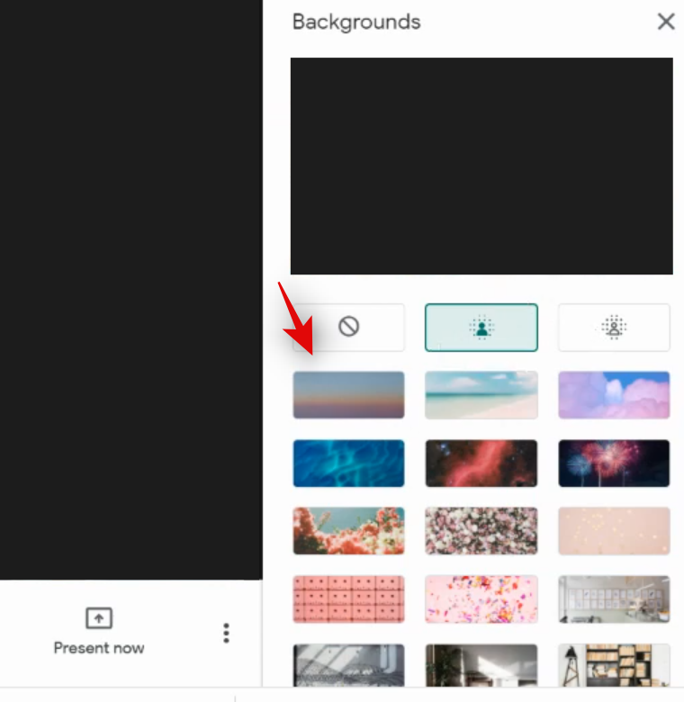 So ändern Sie den Hintergrund bei Google Meet