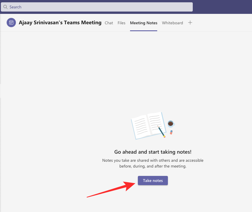 MicrosoftTeamsで会議メモをとる方法