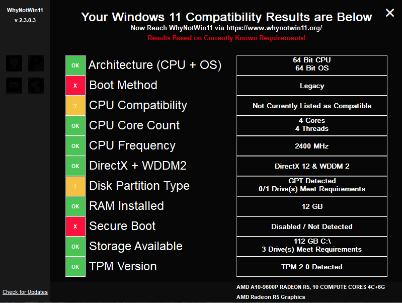 Windows11準備チェックツールの使用方法