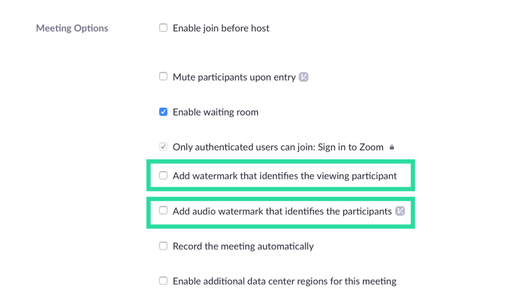 Como adicionar marcas d'água de imagem e áudio em uma reunião do Zoom para protegê-la