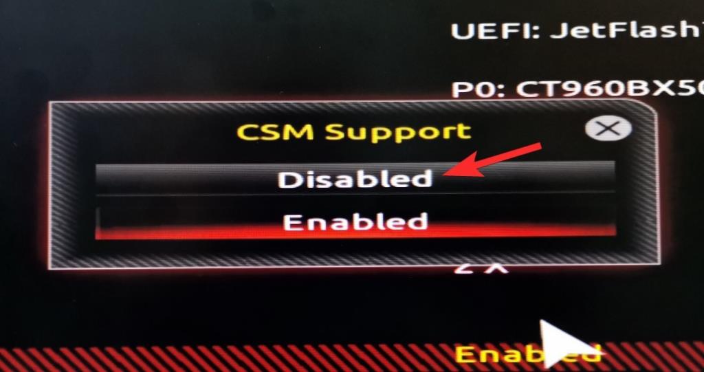 CSMを無効にしてWindows11をインストールする方法