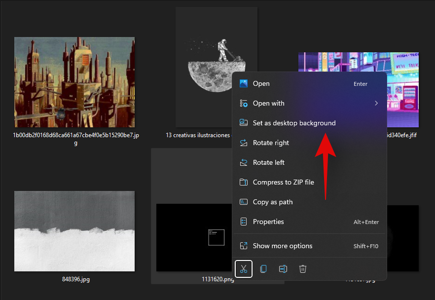 Como alterar um papel de parede no Windows 11