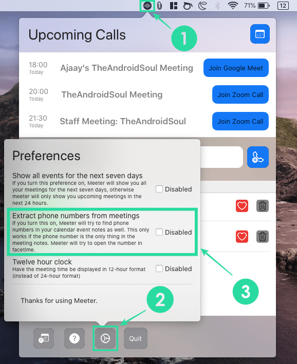 So treten Sie Meetings sofort in Google Meet, Zoom, Microsoft Teams und mehr auf einem Mac bei