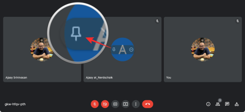 Comment épingler sur Google Meet ? Quelquun peut-il savoir ou voir ?