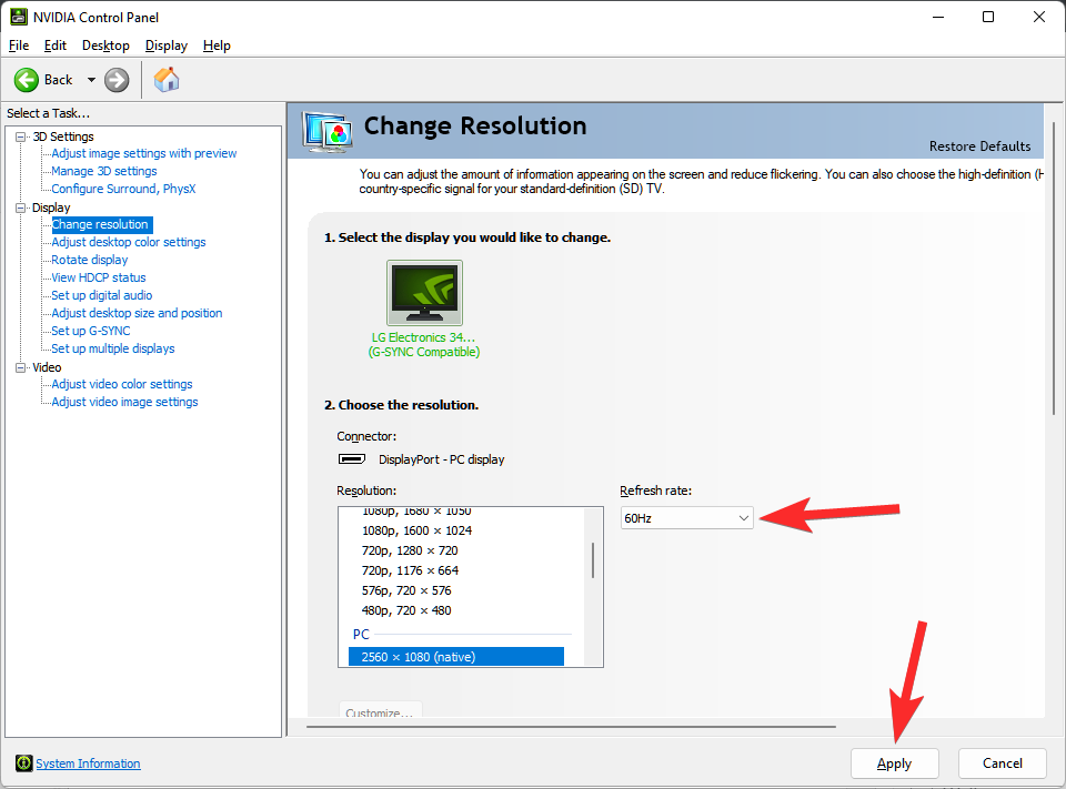 Windows11でリフレッシュレートを確認および変更する方法
