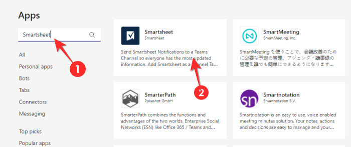 Jak dodać arkusz Smartsheet do Microsoft Teams