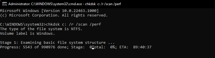 Comanda de reparare chkdsk: Cum se utilizează pe Windows 11