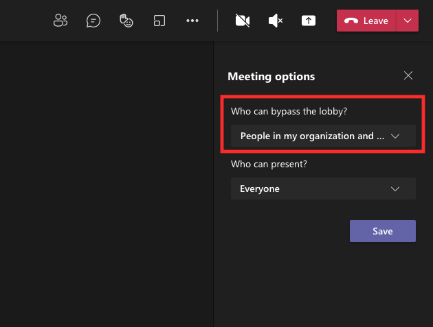 Come consentire alle persone di ignorare la lobby su Microsoft Teams