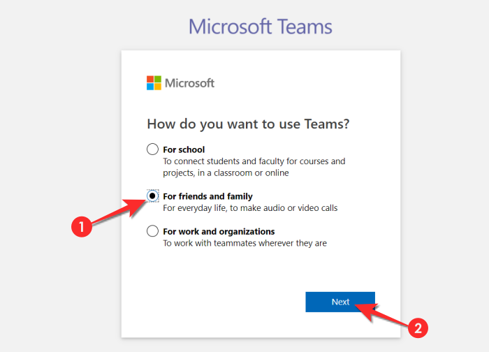 Como fazer chamadas de vídeo gratuitas em equipes da Microsoft para familiares e amigos
