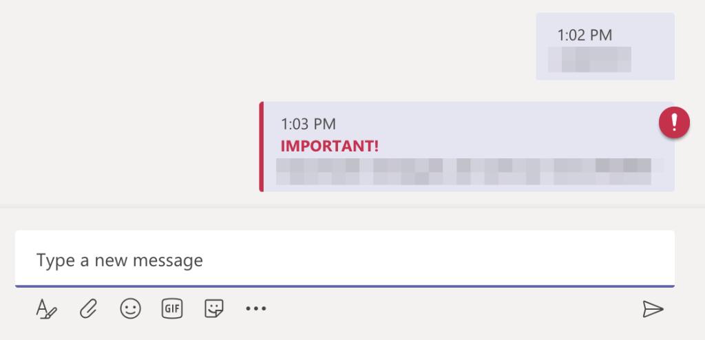 Come contrassegnare un messaggio inviato come "Importante" su Microsoft Teams