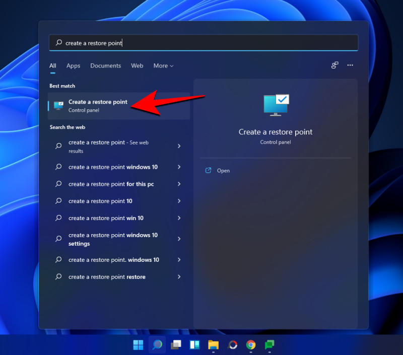 Como criar um ponto de restauração no Windows 11