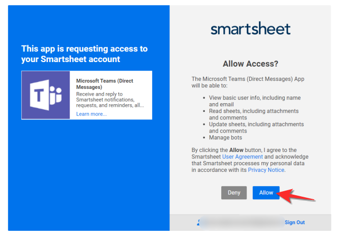 So fügen Sie Smartsheet zu Microsoft Teams hinzu