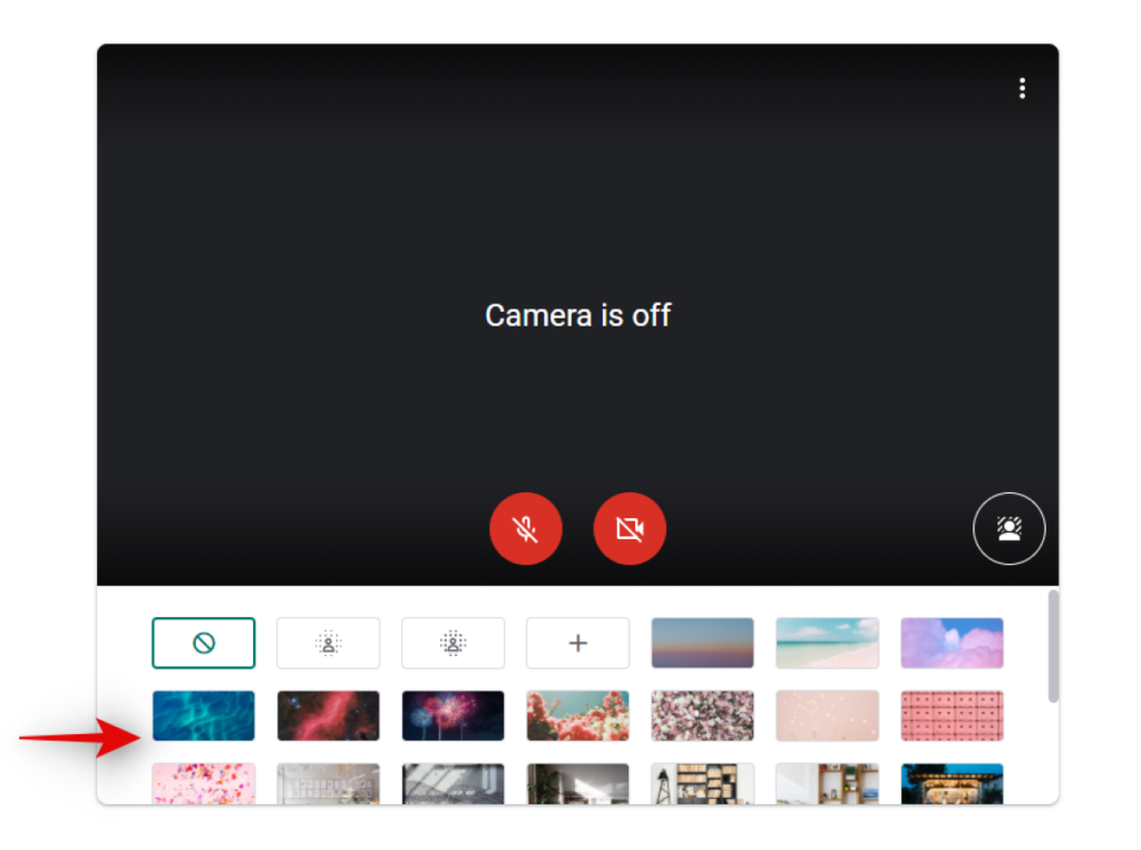 So ändern Sie den Hintergrund bei Google Meet