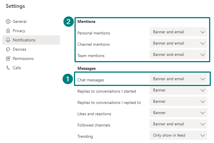 Jak zatrzymać e-maile od Microsoft Teams