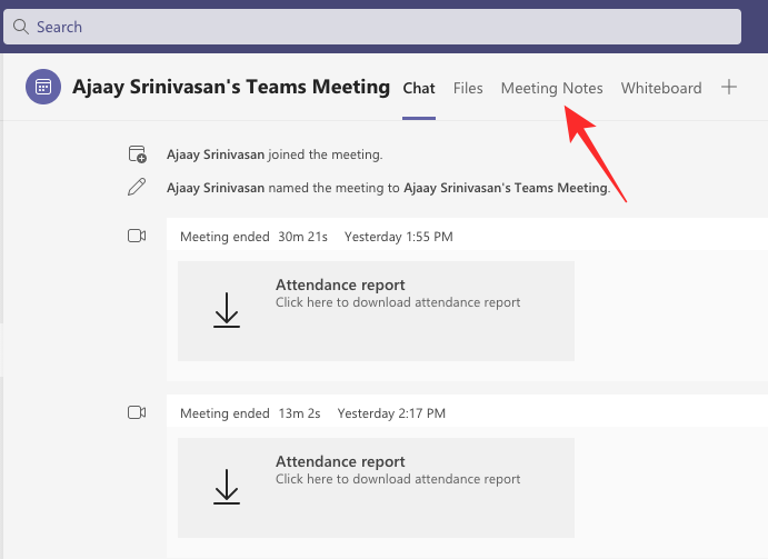 So erstellen Sie Besprechungsnotizen in Microsoft Teams