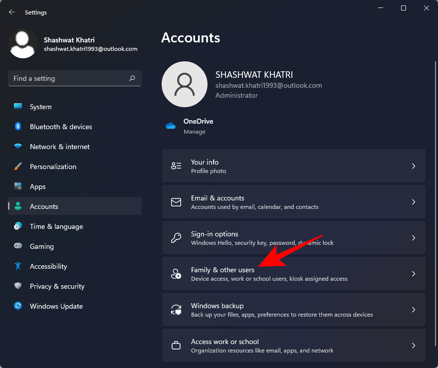 Cómo crear un nuevo usuario en Windows 11 (local o en línea)