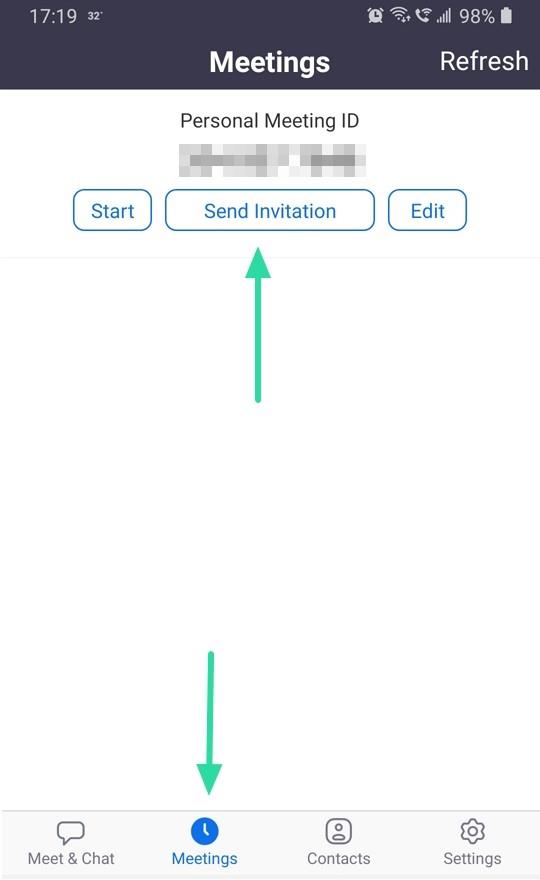 So erstellen und senden Sie einen Zoom-Link