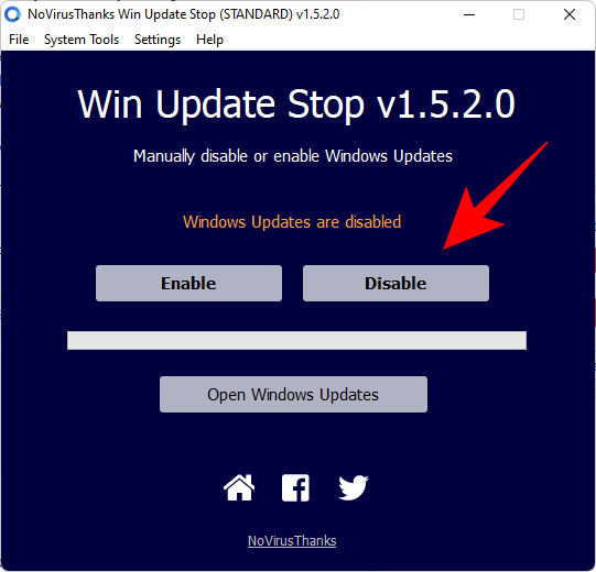 Windows11で更新を無効にする方法
