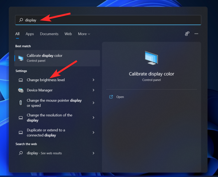 Come modificare la luminosità su Windows 11