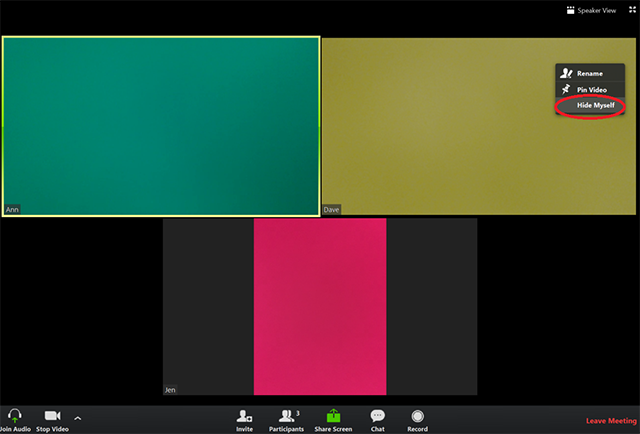 วิธีซ่อนตัวเองบน Zoom บนพีซีและโทรศัพท์