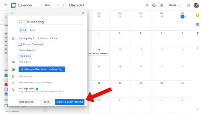 3 Cele mai bune moduri de a adăuga rapid întâlniri Zoom la Google Calendar