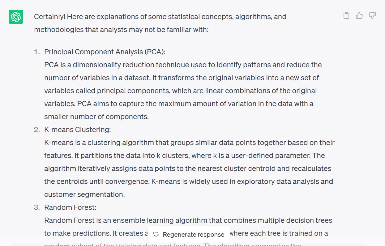 ChatGPT pour les analystes de données : cas d'utilisation et exemples