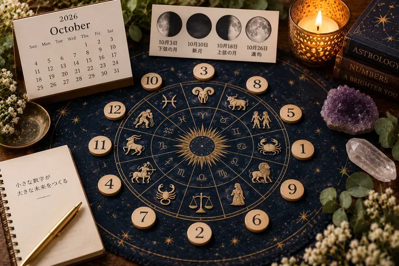 2026年10月の12星座ラッキーナンバーQ&A：数字の意味と使うのに適した日は？