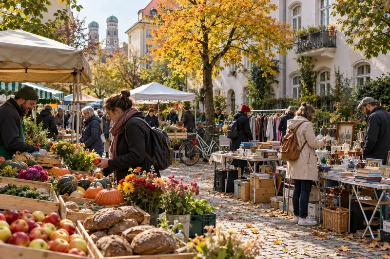 Münchner Märkte im Oktober 2026: Wochenmärkte, Flohmärkte und Hofflohmärkte mit Terminen