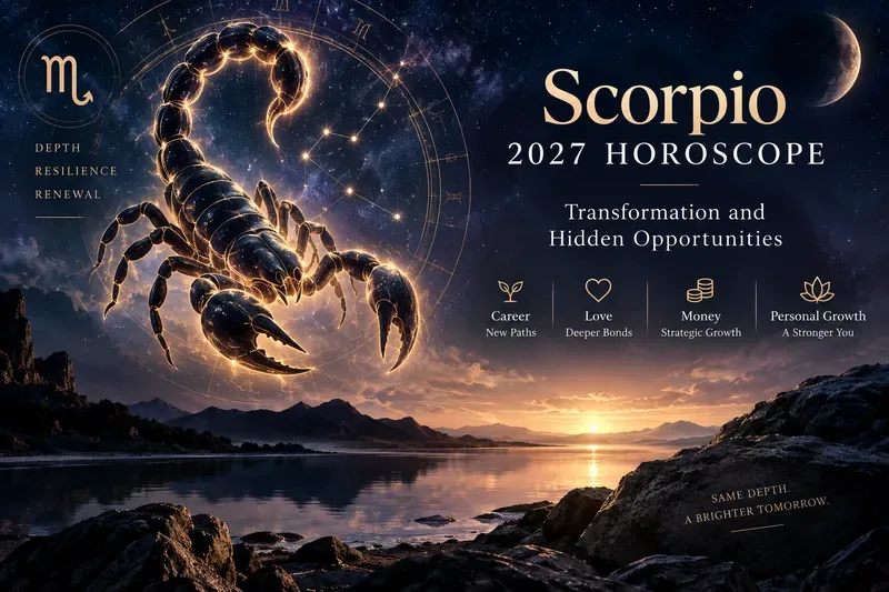 Horoscoop Schorpioen 2027: Transformatie, verborgen kansen en slimmere keuzes