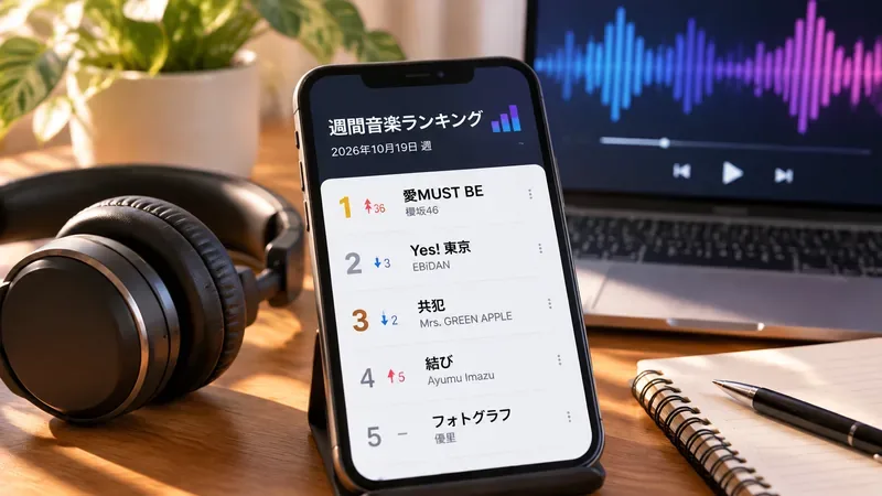 2026年10月19日週の音楽ランキング：トップ曲と順位変動