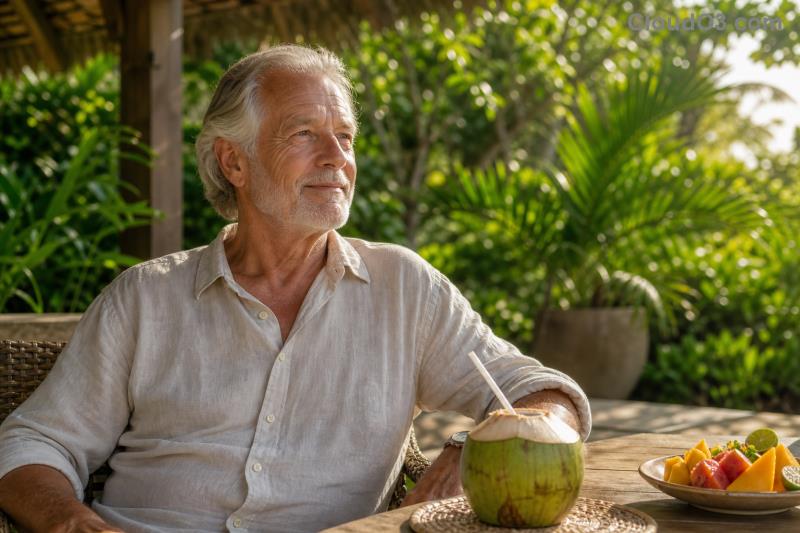 Scenic tropical beach perfect for retirement living abroad
